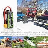 OVONIC 3S Lipo akumulator 35C 2200 mAh 11,1 V akumulator krótki zestaw z przyłączem XT60 do helikoptera samolotowego 1:14 RC Car RC samolot (2 sztuki)