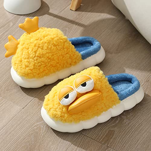 EnJoCho Sandals for Girls Fashion Autumn and Winter Boys and Girls Children Slippers Flat Bottom Soft Plush Home Shoes2