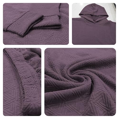 Image of GRECIILOOKS Co-ord Set for Women Stylish | Warm Hooded Hoodie & Pant Set | Winter Wear Womens Dress | Casual Travel & Loungewear Outfit | Oversized Loose Fit Winter Hoodie set
