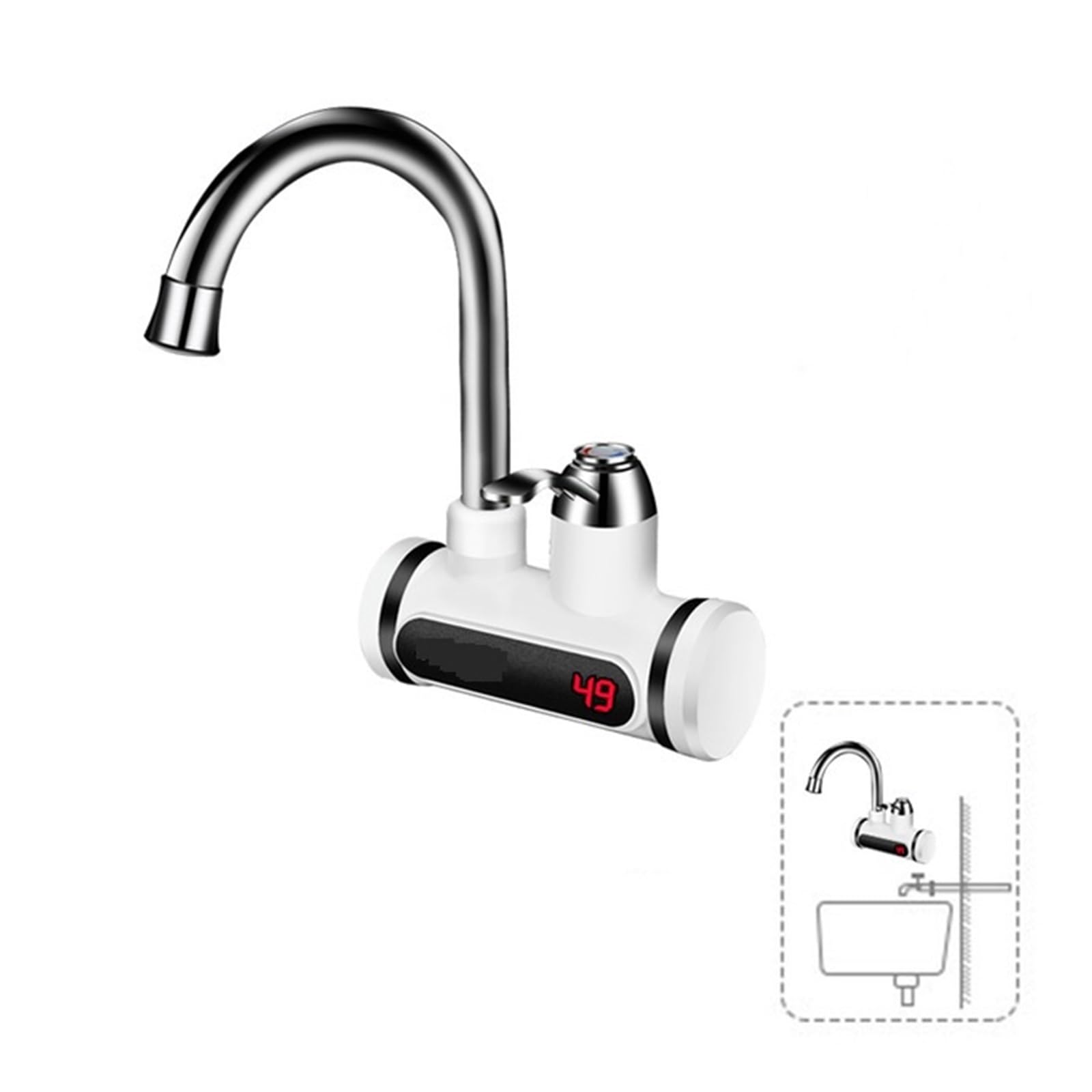 Calentador de agua instantáneo para grifo de cocina eléctrico Slt101 monomando