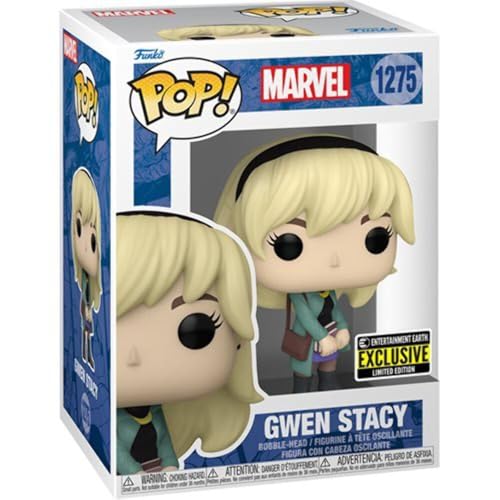 Coleccionables, Toy Funko Pop! Spider-Man Gwen Stacy Figura de Vinilo #1275 - Entertainment Earth Exclusive