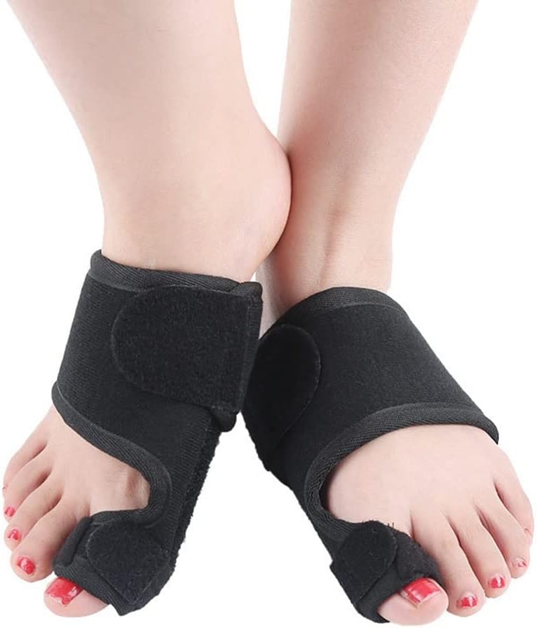 DEAVER Bunion Corrector,Bunion Pain Relief Toe Separators Kit,Adjustable Size Hallux Valgus Correction Bunion Splint Corrector for Men and Women