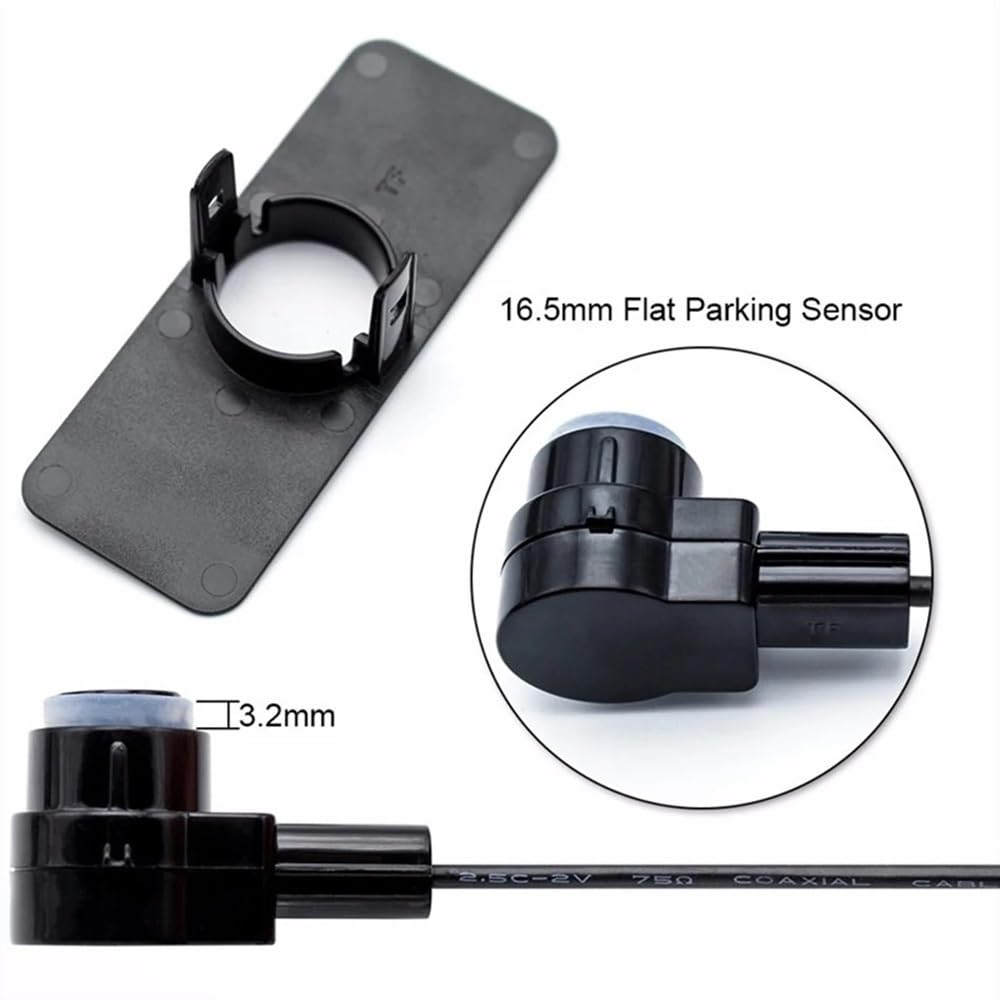 Radar recul Capteurs Plats De 13 Mm, 4, Kit