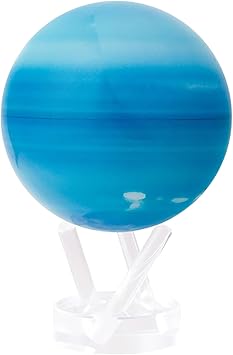 MOVA Globe - Uranus Classic 4.5" | Solar-Powered Rotating Planet Model | NASA-Inspired Decor