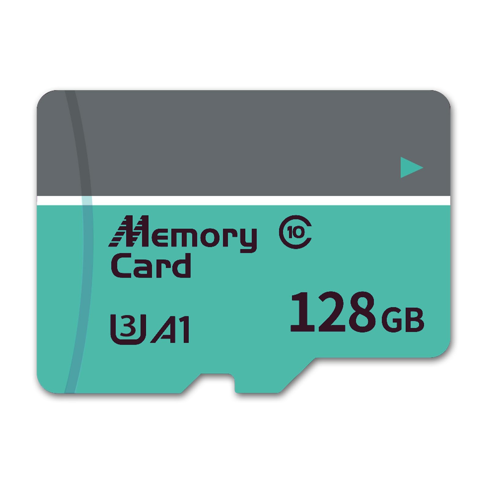 Scheda di memoria da 128 GB, 128 G, lettura 76 MB/s, scrittura 50 MB/s, espansione universale per Dash Cam, telecamera di sicurezza, droni, tablet e console di gioco portatili