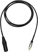 Vista 3 de Mogami GOLD XLRM-RCA-03 Cable adaptador de audio desequilibrado, conector RCA macho a XLR-macho, contactos dorados, conectores rectos, 3 pies