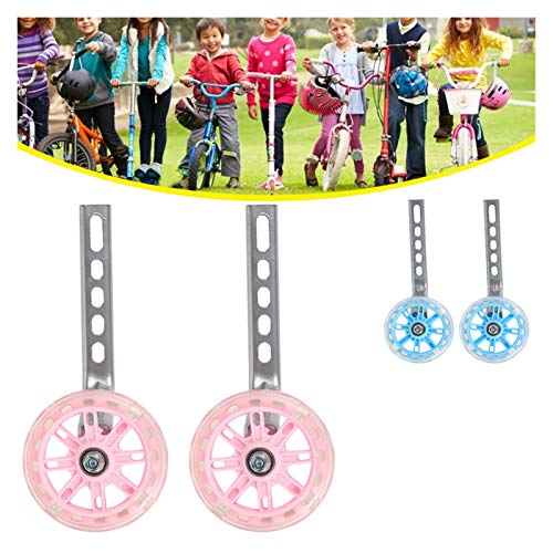Ruedas de entrenamiento para bicicleta, 1 par, DubMag, color azul, para bicicletas de 12 a 20 pulgadas miniatura 2