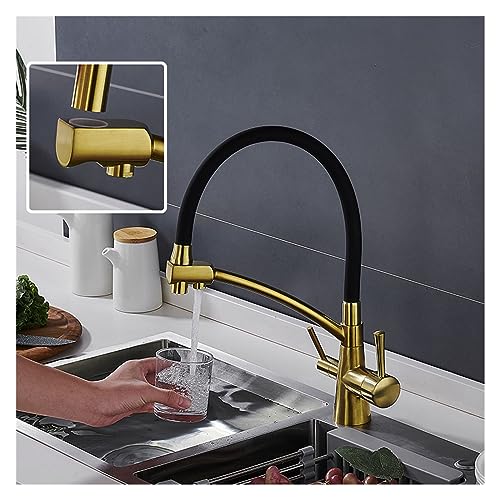 Robinets de cuisine à double bec pour eau purifiée et saine - 4