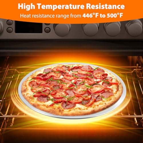 3 Pack Pizza Tray 11 Inch Aluminum Pizza Pan Screen Round 27.9cm Pizza Mesh Baking Sheet Trays for Oven - Image 5