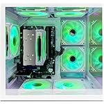 suevery Prebuilt Gaming PC,16G RAM, AMD Ryzen5 6Cores 3.6G Up to 4.1G, 512G SSD Wi-Fi 6 White Desktop Computer (White, Ryzen5-16G-512G-RX560 4G) - Image 4