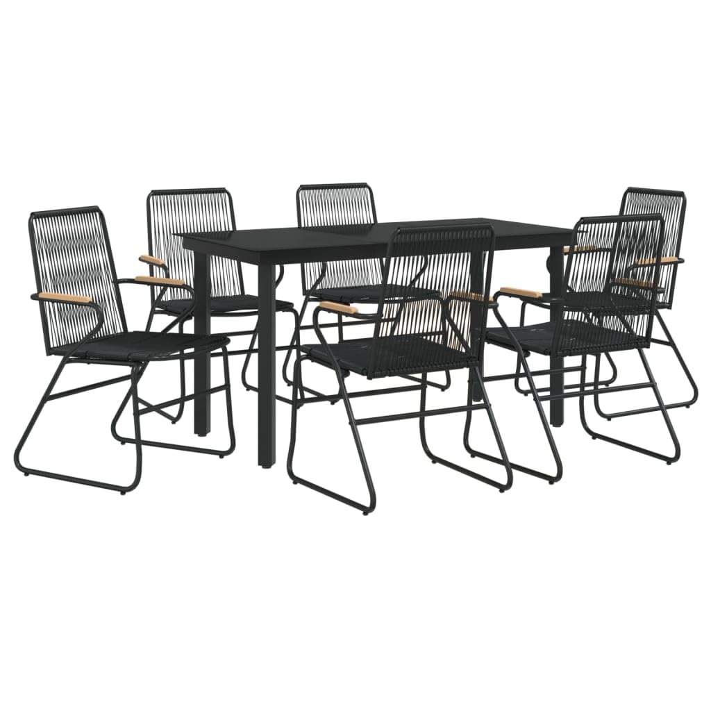 Ensemble à dîner de jardin vidaXL en rotin PVC pour remplacer votre vieux mobilier usé