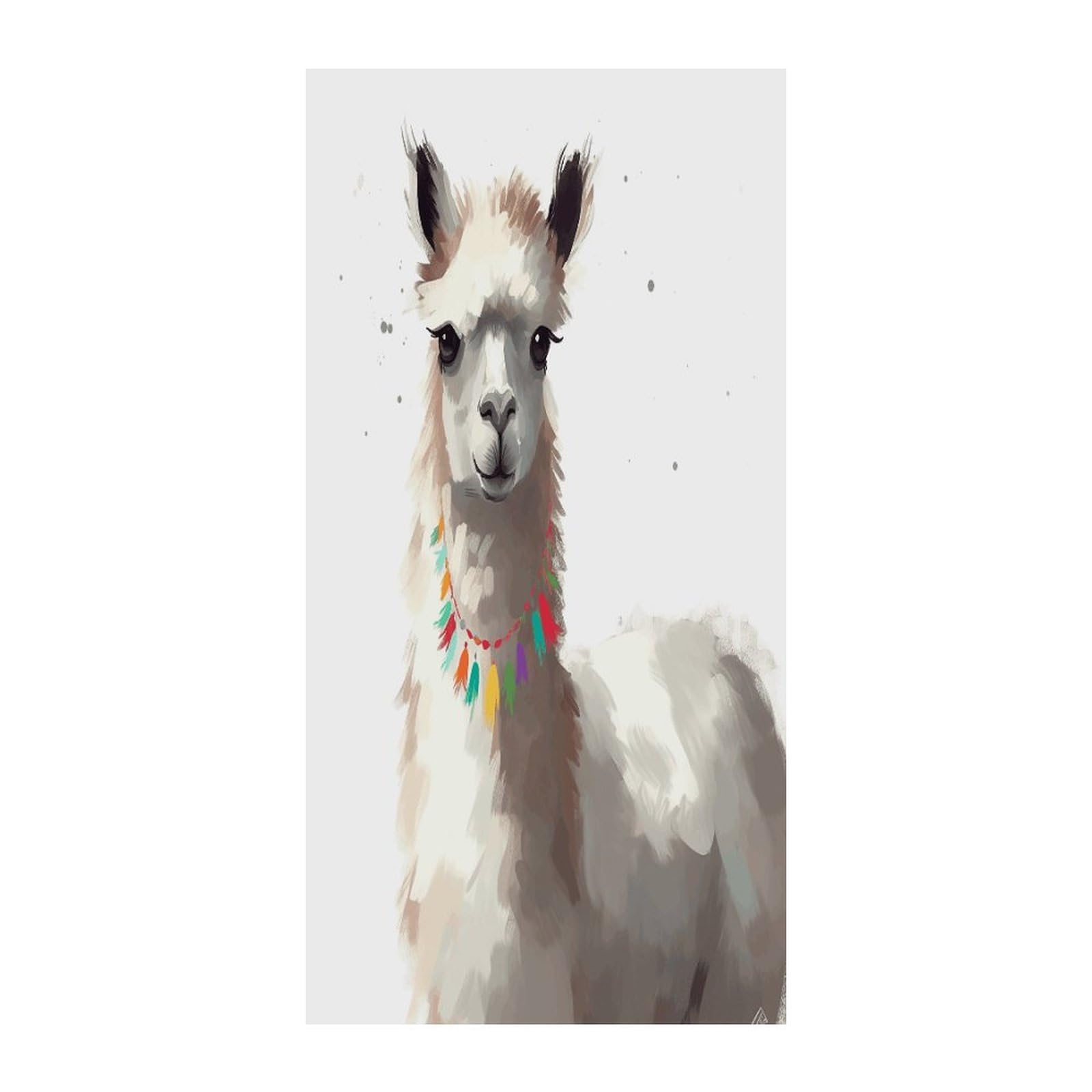 Fekiloot Style Llama Door Curtain Room Divider Curtains