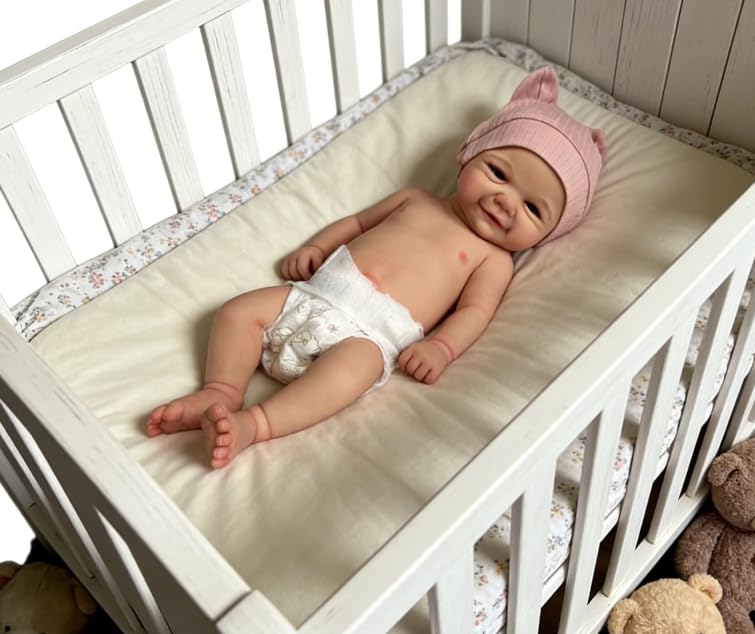 Muñeca Vivienne de 45 cm en silicona platino miniatura 1