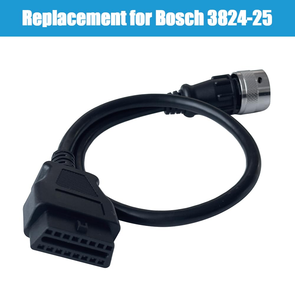 Cable Adaptador de diagnóstico OBD2 para Relace de Motor Deutz para Bosch 3824-25 Trabajo para MAZ Bus AG: para Gregoire, para Manitou, para Claas OHW: para Liebherr para Bobcat para Hitachi para