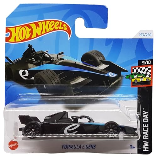 Hot Wheels - Fórmula E Gen3 - HW Race Day 9/10 - HRY66 - Short Card - Fórmula de carro - Mattel 2024 - 1:64
