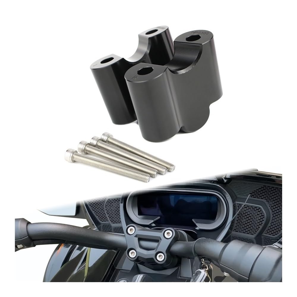 Riser Guidon Moto Guidon Rehausseur De Guidon Moto 2 Pouces Pour ca&n-am Spyder F3 2015-2025 RT 2020-2025, Kit Fixation Et Serrage Pour VTT