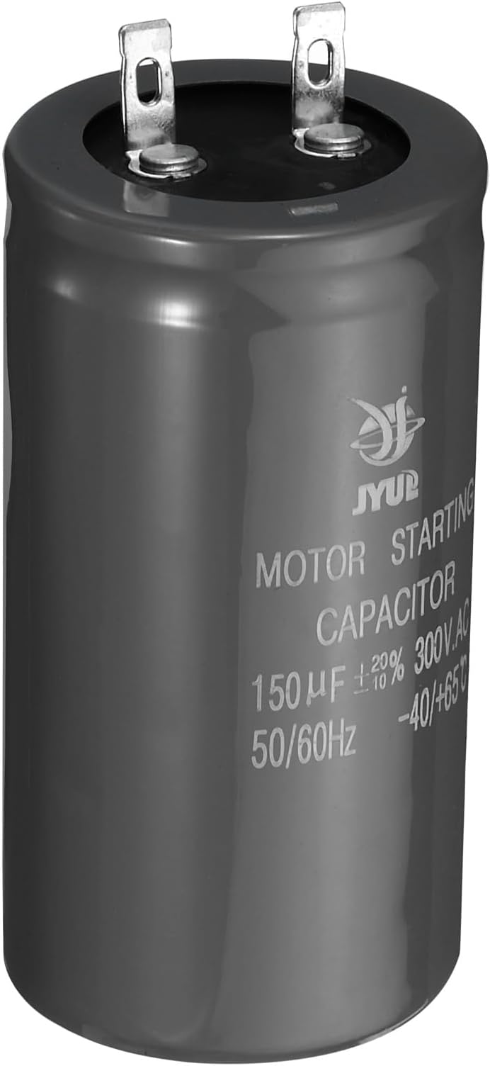 – Motor Start Capacitor, 150uf 300V 50/60Hz CD60 Running Capacitor for Air Conditioners, Electric Motor Starts