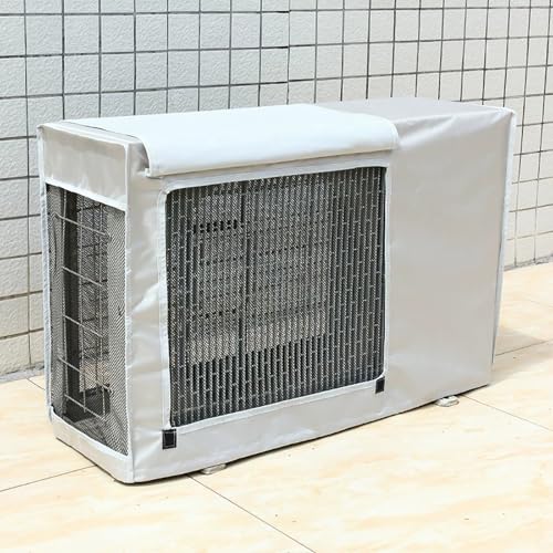 Cache climatiseur extérieur 74x26x54cm en textile technique durable - 8