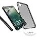 Luvvitt Clear Grip Case with Air Pocket Reinforced Corners for iPhone X 10 (2017) - Transparent Black