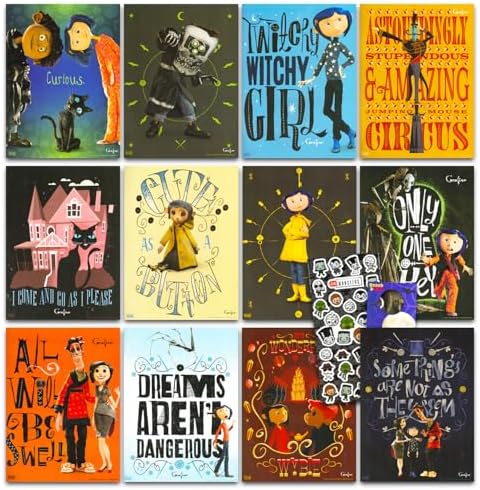 Coraline Posters for Room Decor - 12 Pc Bundle for Kids Adults image 5