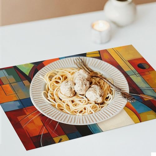 Sets de table anti-tache en PVC pour protéger le bois - 8