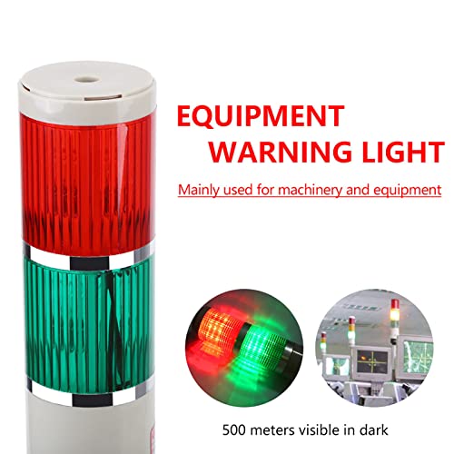 Ampoule Rouge et Verte 220V pour Résoudre les Problèmes de Signalisation Machine
