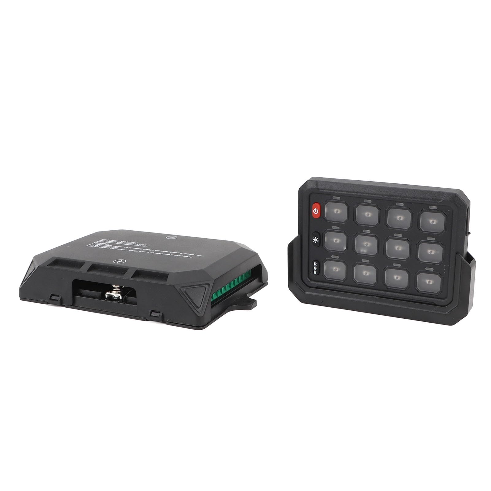 ANGGREK Panel Przełączników RGB 12 Gangów, Wodoodporny System Sterowania Obwodami LED dla Ciężarówek, SUV-ów i łodzi, 12 V 24 V, Bezprzewodowy Pilot Zdalnego Sterowania