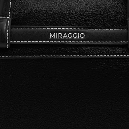 Image of Miraggio Shalom Laptop Bag | 14 inch Padded Laptop Sleeve With Adjustable & Detahcable Strap | Unisex Laptop Bags For Office | Laptop Cover Bag