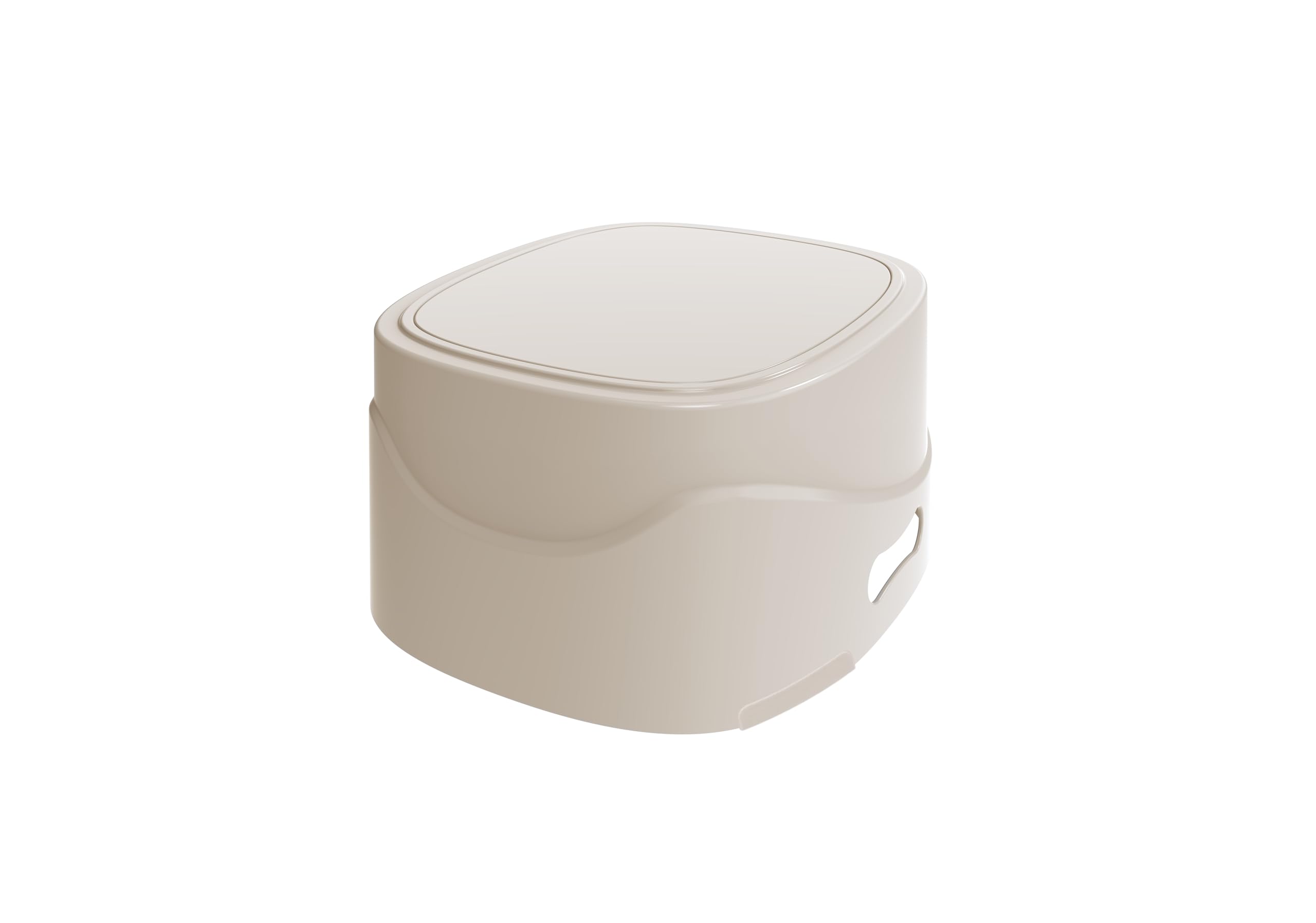 DiaperChamp Potty Set 3 in 1 – Vasino per bambini, sedile WC e sgabello con sgabello per bambini, vasino per bambini, per bagno, WC, sgabello per bambini, colore: beige