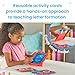 hand2mind Letter Tracing Sensory Pad, Reusable Handwriting Practice for Kids 3-5, Learn to Write, Letter Tracing Board, Toddler Writing Practice, Montessori Alphabet Toys, Preschool Learning Toys