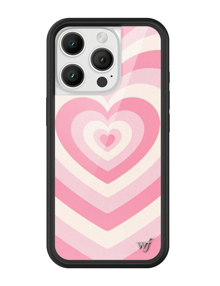 Image of Wildflower Cases - iPhone 16 Pro Compatible - Latte Love Rose | Impact-Certified 6.5 ft Drop Protection Case, Raised Protective Bumper, Cute Aesthetic Design, Women-Owned Small Business