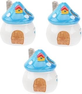 NOLITOY 3 Pçs Hamster Ninho De Cerâmica Ninho De Hamster De Cerâmica Pet Gerbil Cabana De Cerâmica Anão Casa De Dormir Abrigo De Hamster De Cerâmica Refúgio De Hamster De Cerâmica Banho