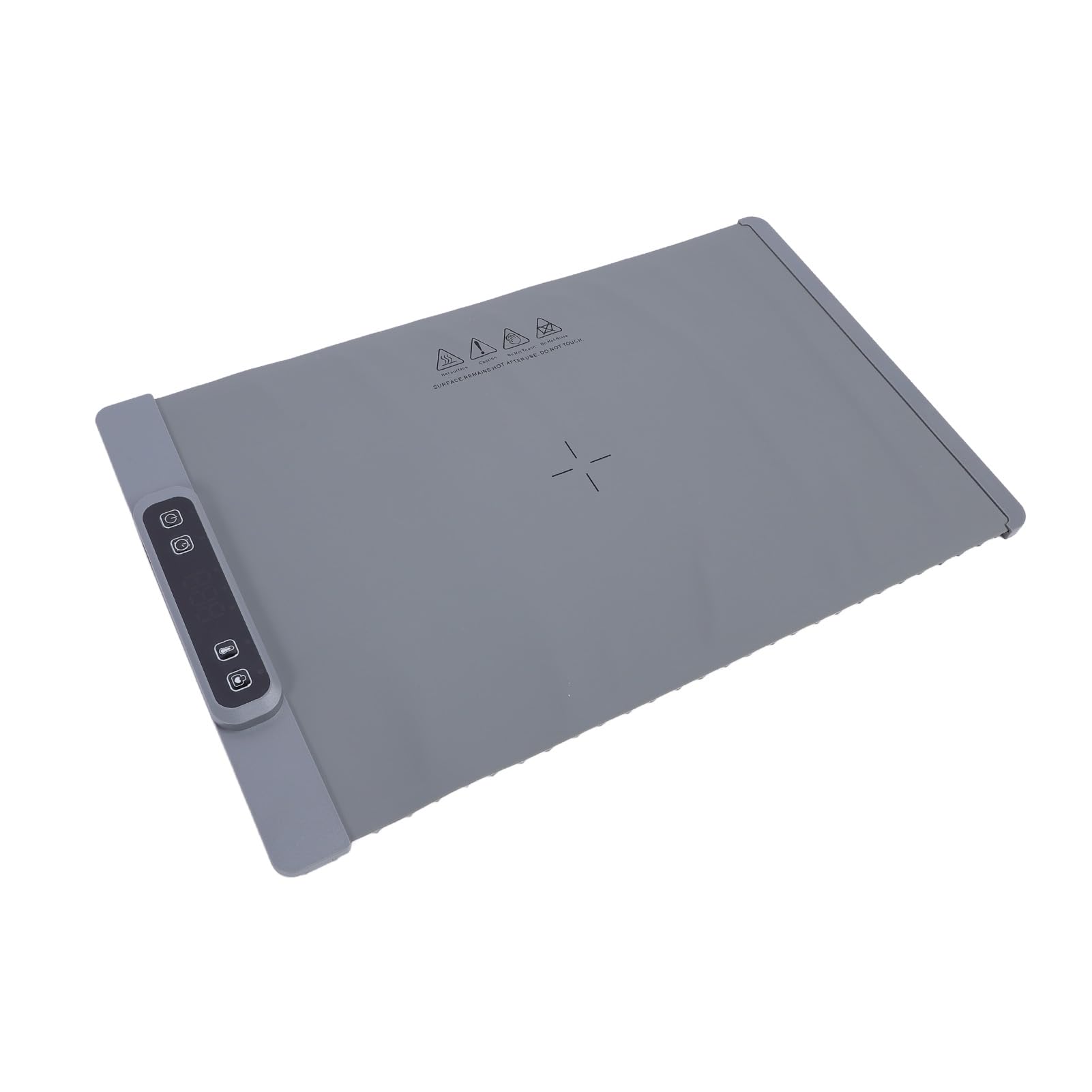 Generic Tappetino Riscaldante per Alimenti a Temperatura Regolabile Vassoio di Scongelamento Elettrico Versatile per Riunioni di Famiglia Silicone (GRAY)