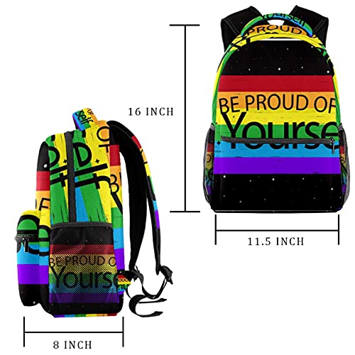 Sac à dos arc-en-ciel Pride, cadeau idéal pour filles et garçons