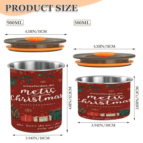 Envase de café hermético acero inoxidable 900ml miniatura 2