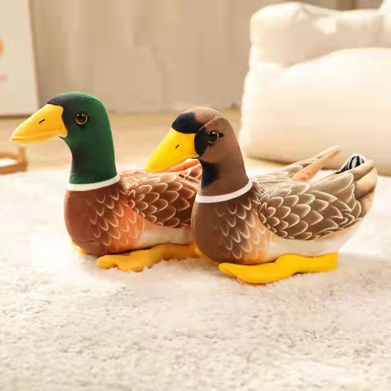 Simpatico Simulazione Anatra Peluche Giocattolo Realistico Anatre Marroni Animali Di Peluche Bambola Morbida Per I Bambini Ragazza Regalo Di Compleanno 30 cm Un Paio