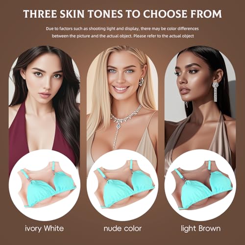 Silicone Breast Plate, Fake Breast,B-G Cup- Realistic Breastplate, Breast Plates Crossdresser,Breastplate Drag Queen3