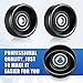 Idler Pulley, Belt Tensioner Compatible with Dorman 419-602, Tensioner Pulley for The Drive Select Models Cars, Steel Black, 90 x 30 mm