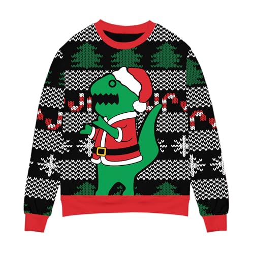 Christmas Sweatshirt 3D Graphic Pullover Funny For Men Women Unisex Sweater, Hilarious Holiday Pullovers 1 Christmas Sweatshirt 3D Graphic Pullover Funny For Men Women Unisex Sweater, Hilarious Holiday Pullovers