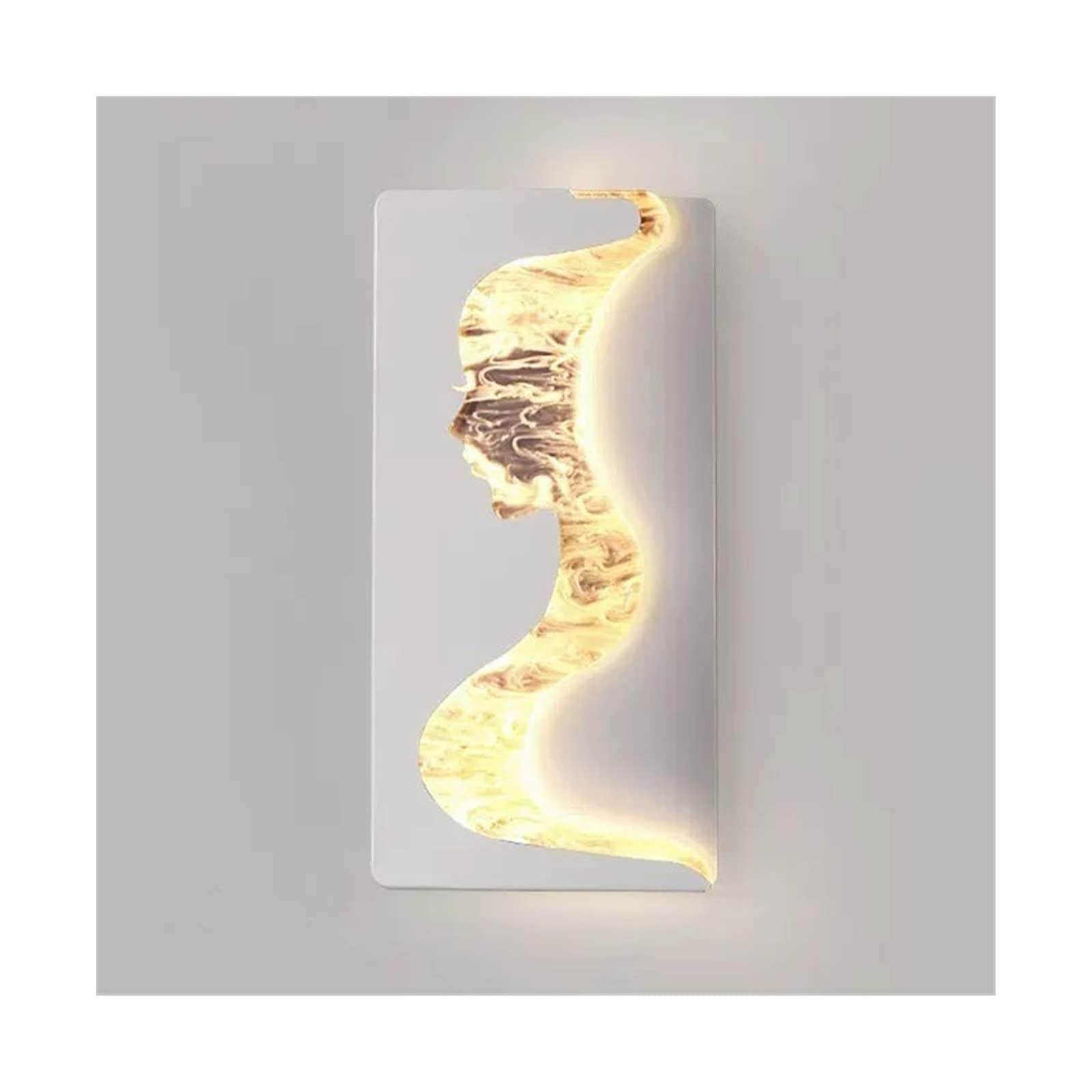 E7v2T9k6 Wall Lamps Modern Luxury Hallway Creative Lighting Bedroom Bedside Wall Lamp Living Room TV Background Sconce Decor(Small)