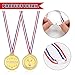 Pllieay 24 Pieces 2 Inch Winner Medals Gold Award Medals Gold Prizes for Sports, Competitions, Party Favors and Awards