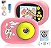 Uleway Cámara de Fotos para Niño 1080P Selfie Video Cámara Infantil con Tarjeta TF 32 GB Funda Silicona 2.4" Digital Cámara Juguete Regalos para Niños y Niñas de 3-12 Años (Rosa)