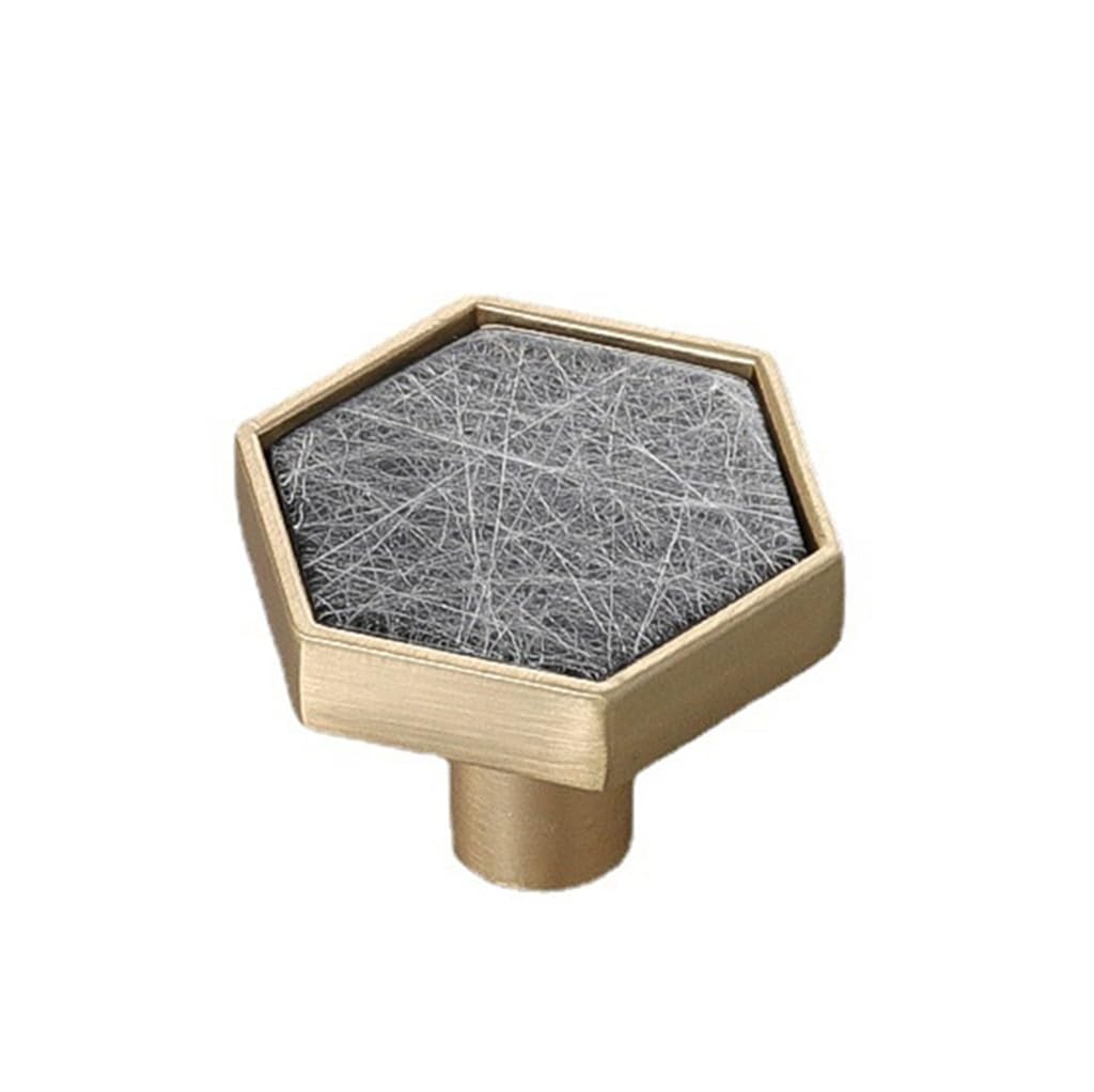 Poignée de coquille d'or pour tiroir américain et garde-robe en cuivre gris