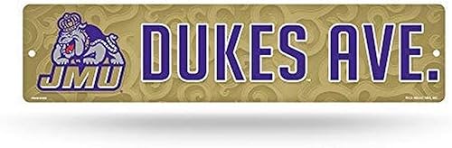 Miniatura 108 de NCAA Rico Industries Placa de calle de plástico Placa de calle de plástico de 4" x 16" Color del equipo,Alternativo,Champ,man