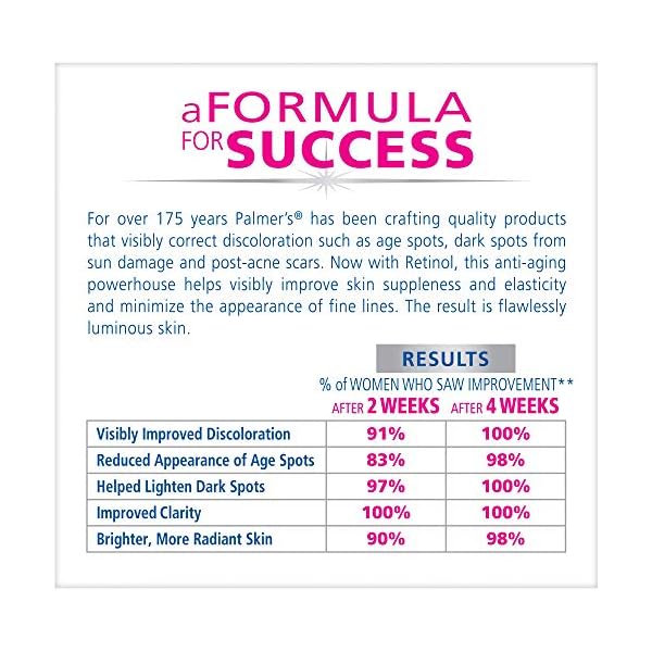 Palmers-Skin-Success-Anti-Dark-Spot-Fade-Cream-for-Dry-Skin-44-Ounce Palmer's Skin Success Anti-Dark Spot Fade Cream with Vitamin E and Niacinamide, Helps Reduce Dark Spots and Age Spots, Face Cream for All Skin Types, 4.4 Ounce