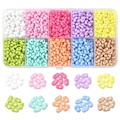 Acrylic Peanut Beads_1000 pcs