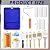 Briwooody 15 Pcs Paint Roller Kit 9" Paint Tray Set Paint Rollers Paint Tray Paint Roller Frame Microfiber Roller Cover Paint Brushes Kit for House Walls Painting