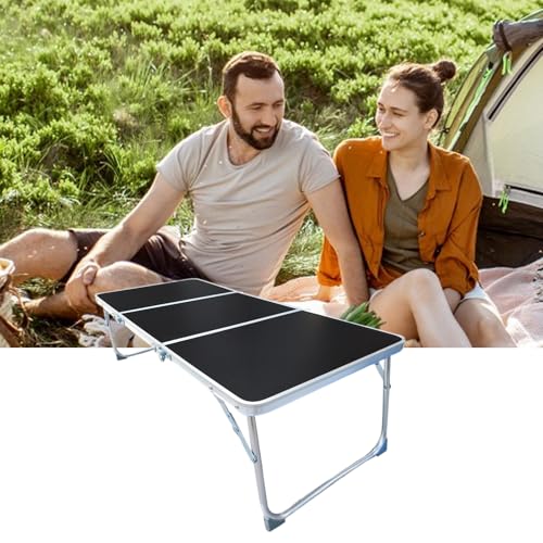Table pliante en aluminium légère et stable pour jardin et camping - 4