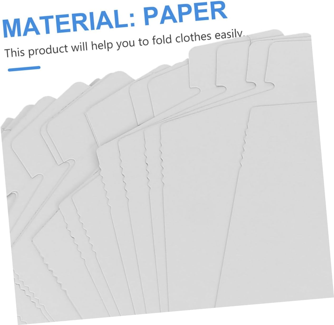 Shirt Cardboard Inserts 14.2x8.7 Inch 50pcs White Paperboard