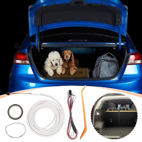 Luces de coche interiores con sensor automático y tira LED impermeable para maleteros 3